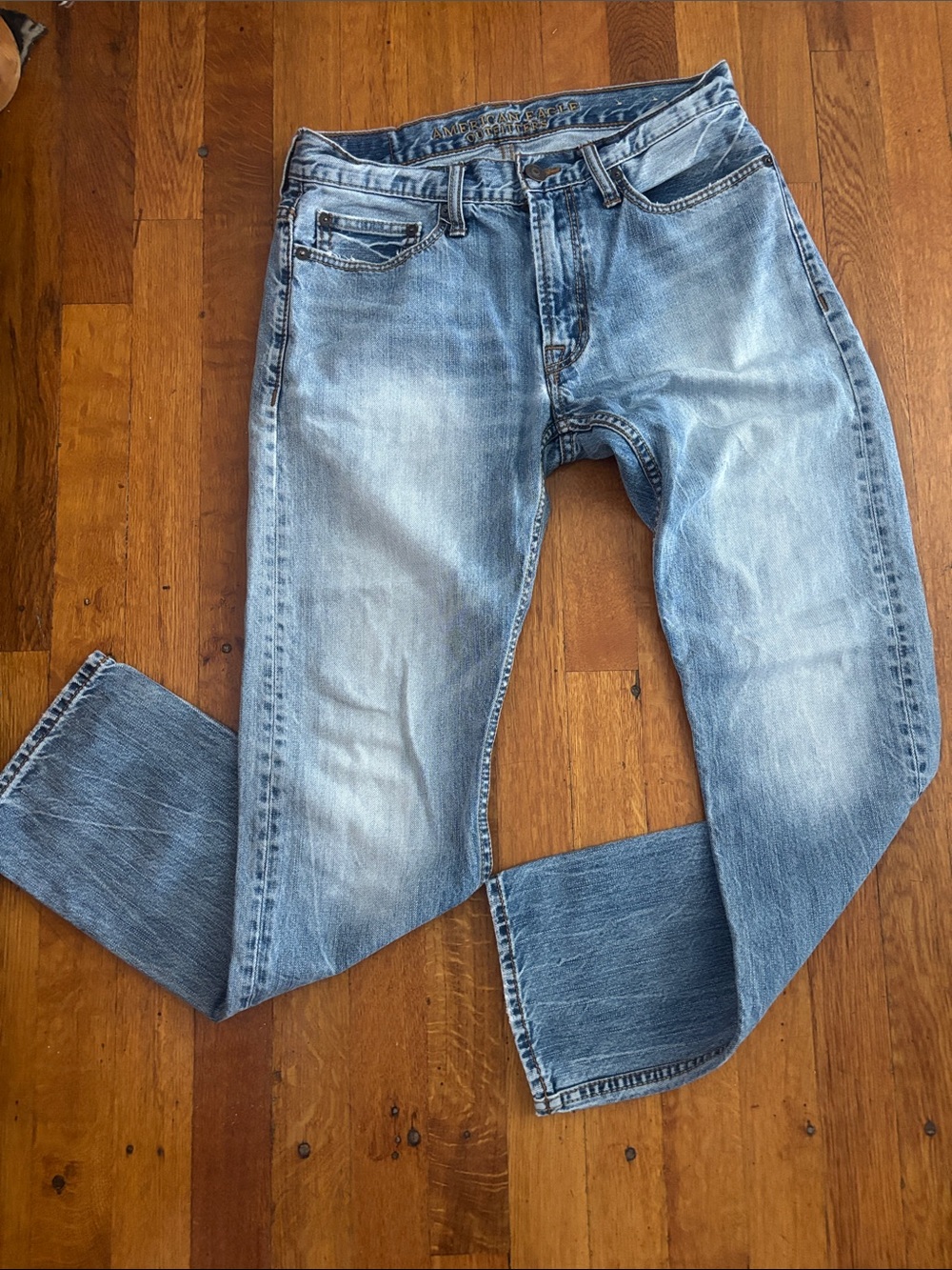 American Eagle Outfitters Light Blue Straight Jeans